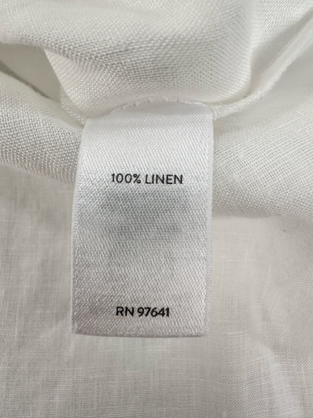 J. Jill Love Linen White Tunic Top Coastal Beach Resort Quiet Luxury S - Picture 10 of 13